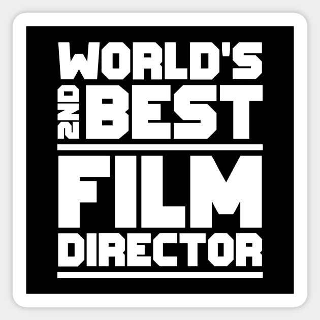 2nd best film director Sticker by colorsplash